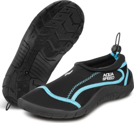 Аквашузы Aqua Speed AQUA SHOE 28 черно-голубые 704-28C