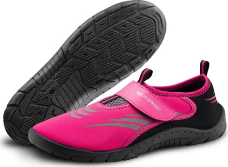 Аквашузи Aqua Speed AQUA SHOE 27 рожево-чорні 642-27C