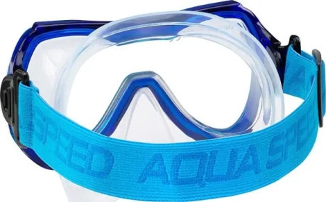 Маска для плавания детская Aqua Speed ALIZE FS синяя 622-22
