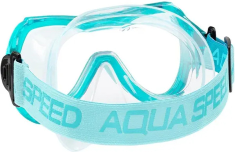 Набор для плавания (маска и трубка) детский Aqua Speed ALIZE FS + SAMOS бирюзовый 621-04