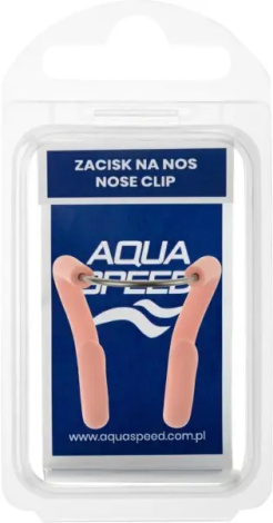 Зажим для носа Aqua Speed MT телесно-бежевый 598