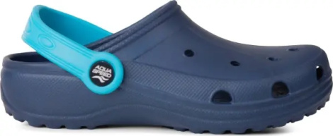 Кроксы детские Aqua Speed LIMA темно-сине-голубые 555-10