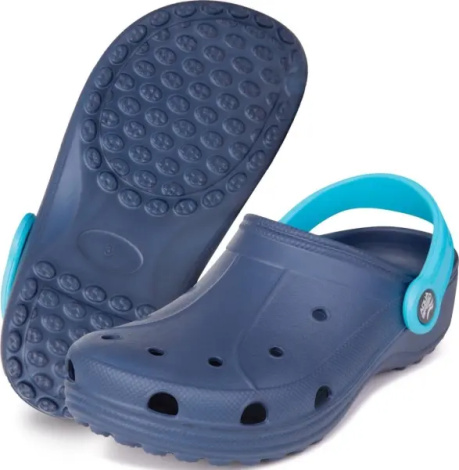 Кроксы детские Aqua Speed LIMA темно-сине-голубые 555-10