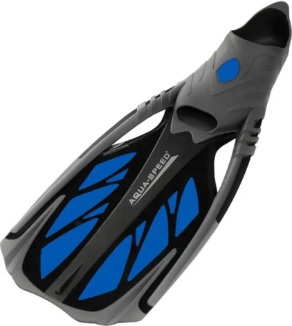 Ласты Aqua Speed INOX сине-серо-черные 553-11