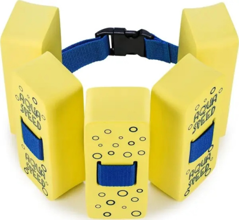 Пояс для плавания детский Aqua Speed KIDDIE II желто-синий 538-Octopus