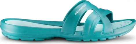 Шльопанці жіночі Aqua Speed PANAMA бірюзові 513-42