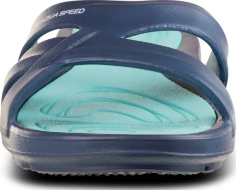 Шлепанцы женские Aqua Speed PANAMA темно-сине-бирюзовые 513-10