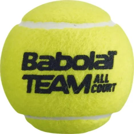 Набор мячей для тенниса Babolat TEAM ALL COURT желтый (3 штуки) 501083-113Y