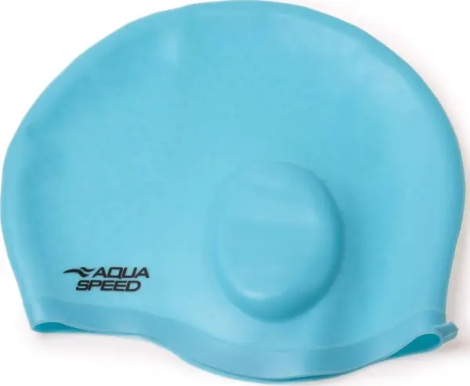 Шапочка для плавания Aqua Speed EAR CAP COMFORT бирюзовая 289-02