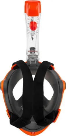 Маска для плавання повнолицьова Aqua Speed SPECTRA 2.0 оранжево-чорна 247-75