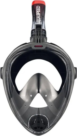Маска для плавання повнолицьова Aqua Speed SPECTRA 2.0 чорна 247-07
