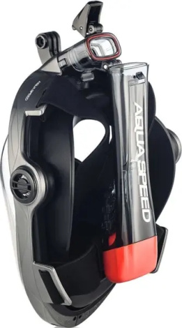 Маска для плавання повнолицьова Aqua Speed SPECTRA 2.0 чорна 247-07