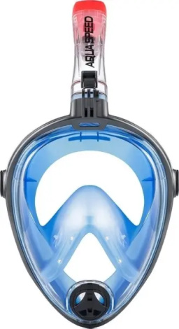 Маска для плавания полнолицевая Aqua Speed SPECTRA 2.0 сине-черная 247-01