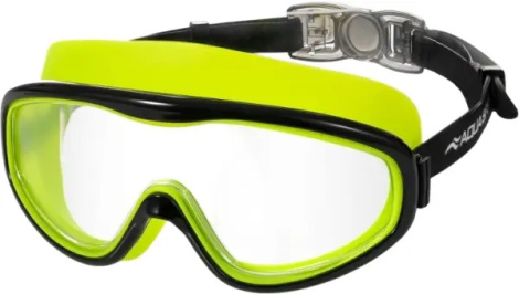 Очки для плавания Aqua Speed TIVANO черно-лимонные 235-38