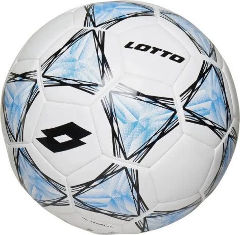 Футзальный мяч Lotto BALL FS TACTO 700 бело-голубо-черный Размер 4 223031/223032/DR4