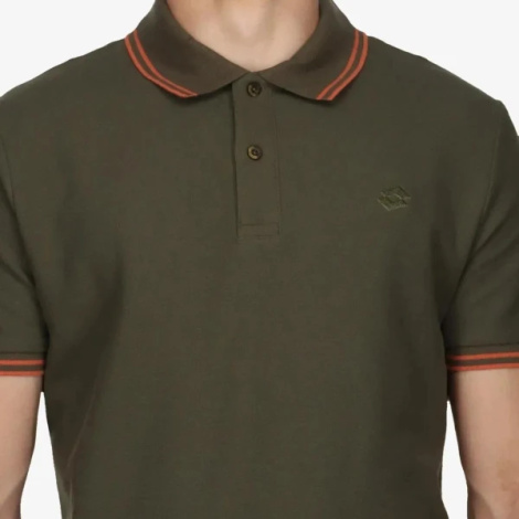 Тенниска Lotto POLO CLASSICA I оливково-оранжевая 219238/BXR