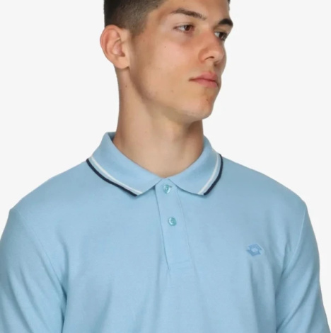 Тенниска Lotto POLO CLASSICA I голубо-бело-темно-синяя 219238/BXI