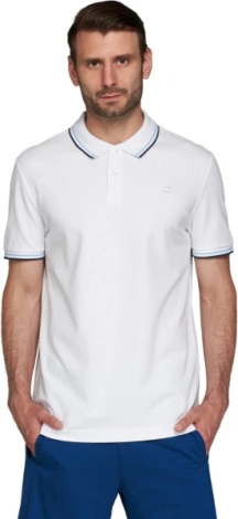 Тенниска Lotto POLO CLASSICA I бело-синяя 219238/BXC