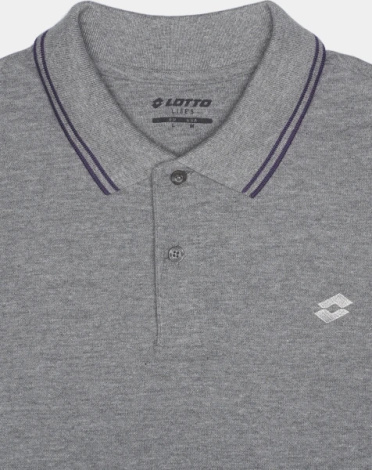 Тенниска Lotto POLO CLASSICA I серо-фиолетовая 219238/B73
