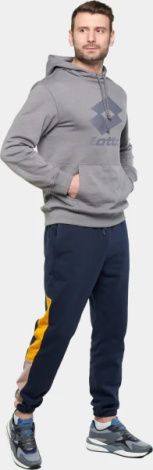 Худи Lotto SMART IV SWEAT HD 2 серое 218242/28B