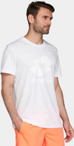 Футболка Lotto SMART IV TEE 2 белая 218240/0F1