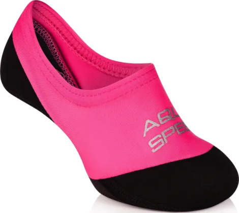 Носки для бассейна Aqua Speed NEO SOCKS розово-черные 177-03