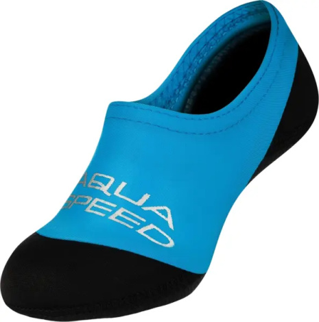 Шкарпетки для басейну Aqua Speed NEO SOCKS блакитно-чорні 177-01