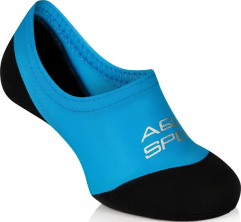 Шкарпетки для басейну Aqua Speed NEO SOCKS блакитно-чорні 177-01