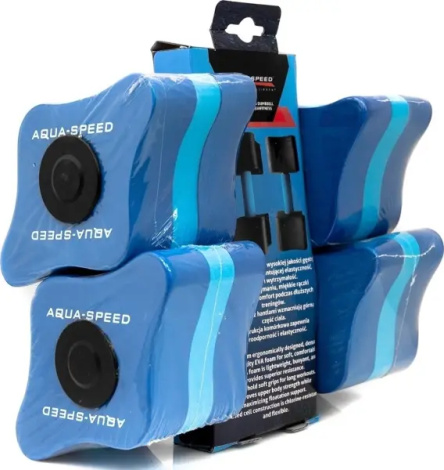 Гантели для аквафитнеса Aqua Speed AQUAFITNESS DUMBELLS сине-голубые 167