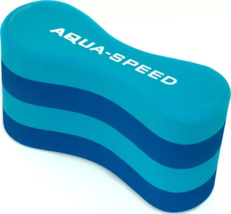 Дошка для плавання Aqua Speed 4 LAYERS PULLBUOY блакитно-синя 160