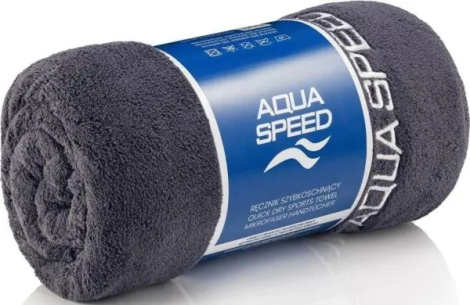 Полотенце Aqua Speed DRY CORAL темно-серое 50x100 см 157-26