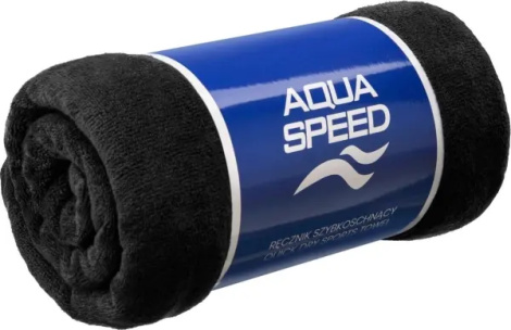 Полотенце Aqua Speed DRY SOFT черное 50x100 см 156-07
