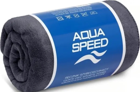 Полотенце Aqua Speed DRY SOFT темно-серое 70x140 см 156-06