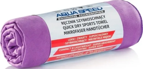 Полотенце Aqua Speed DRY FLAT сиреневое 70x140 см 155-09