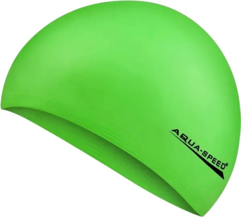 Шапочка для плавания Aqua Speed SOFT LATEX салатовая 122-04