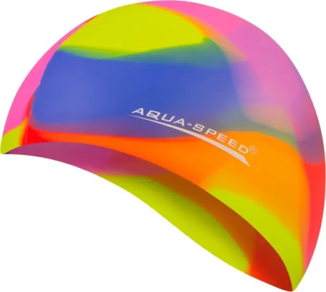 Шапочка для плавания Aqua Speed BUNT разноцветная 113-75