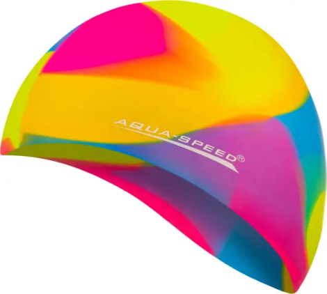 Шапочка для плавания Aqua Speed BUNT разноцветная 113-53
