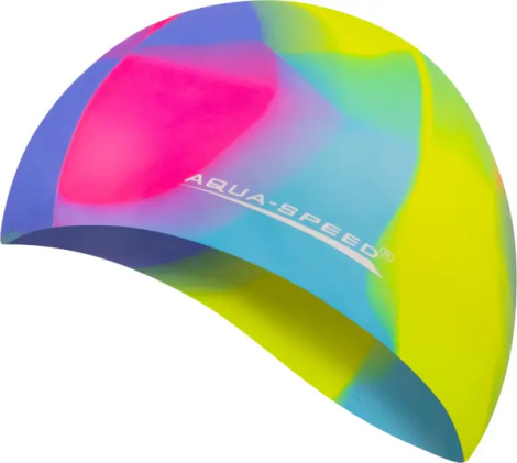Шапочка для плавания Aqua Speed BUNT разноцветная 113-44