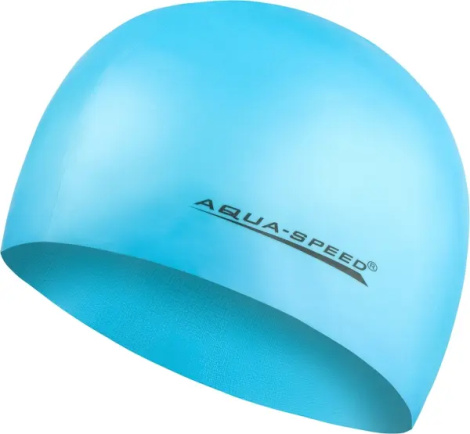Шапочка для плавания Aqua Speed MEGA бирюзовая 100-29