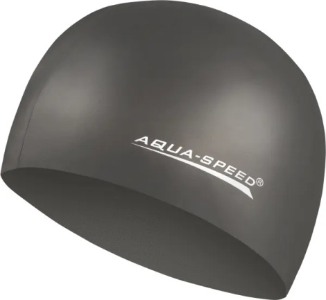 Шапочка для плавания Aqua Speed MEGA черная 100-07
