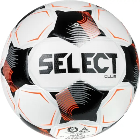 Футбольный мяч Select CLUB DB (FIFA BASIC) V26 бело-оранжево-серебряный Размер 5 086413-012
