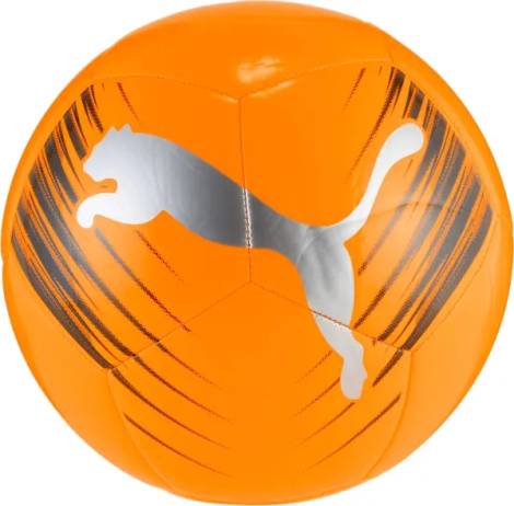 Футбольный мяч Puma ATTACANTO GRAPHIC оранжево-черно-серебряный Размер 4 084739-04