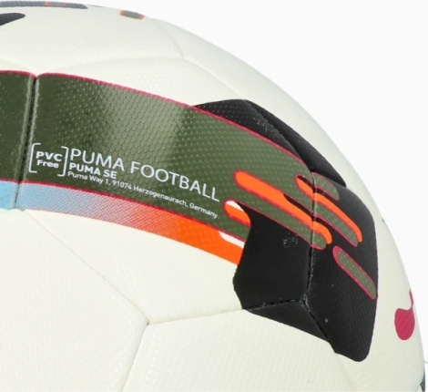 Футбольный мяч Puma ORBITA 5 FUSION бело-черно-оливковый Размер 5 084331-01