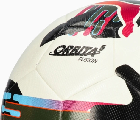 Футбольный мяч Puma ORBITA 5 FUSION бело-черно-оливковый Размер 5 084331-01