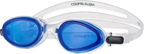 Очки для плавания детские Aqua Speed SONIC JR сине-прозрачные 074-61