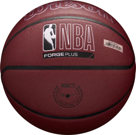 Баскетбольный мяч Wilson NBA FORGE PLUS MAROON бордовый Размер 7 WZ2016802XB7