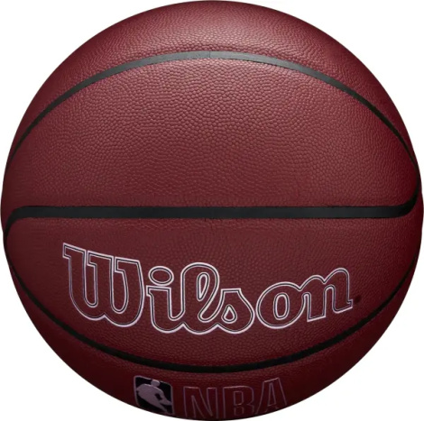 Баскетбольный мяч Wilson NBA FORGE PLUS MAROON бордовый Размер 7 WZ2016802XB7