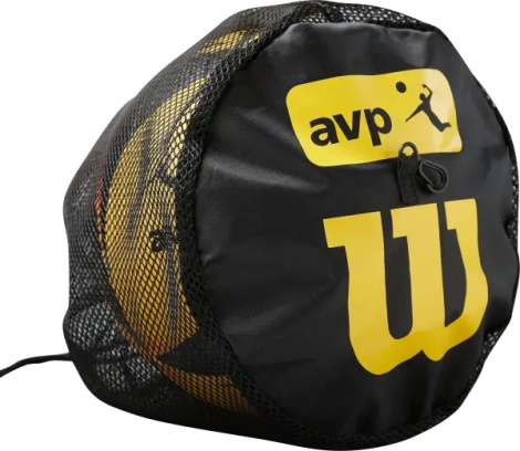 Сітка для волейбольного м'яча Wilson VOLLEYBALL SINGLE BALL BAG чорна WTH152190R
