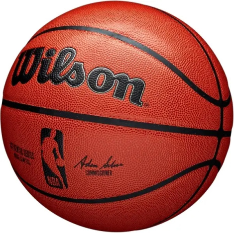 Баскетбольный мяч Wilson NBA AUTHENTIC INDOOR красный Размер 5 WTB7100XB05