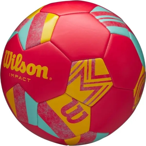 Футбольный мяч Wilson IMPACT SB красно-желто-бирюзовый Размер 5 WS3005002XB05